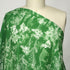 EXCLUSIVE 90% Linen 10% Silk –Toile de Jouy ~ 'Safari' Forest Green REVERSE